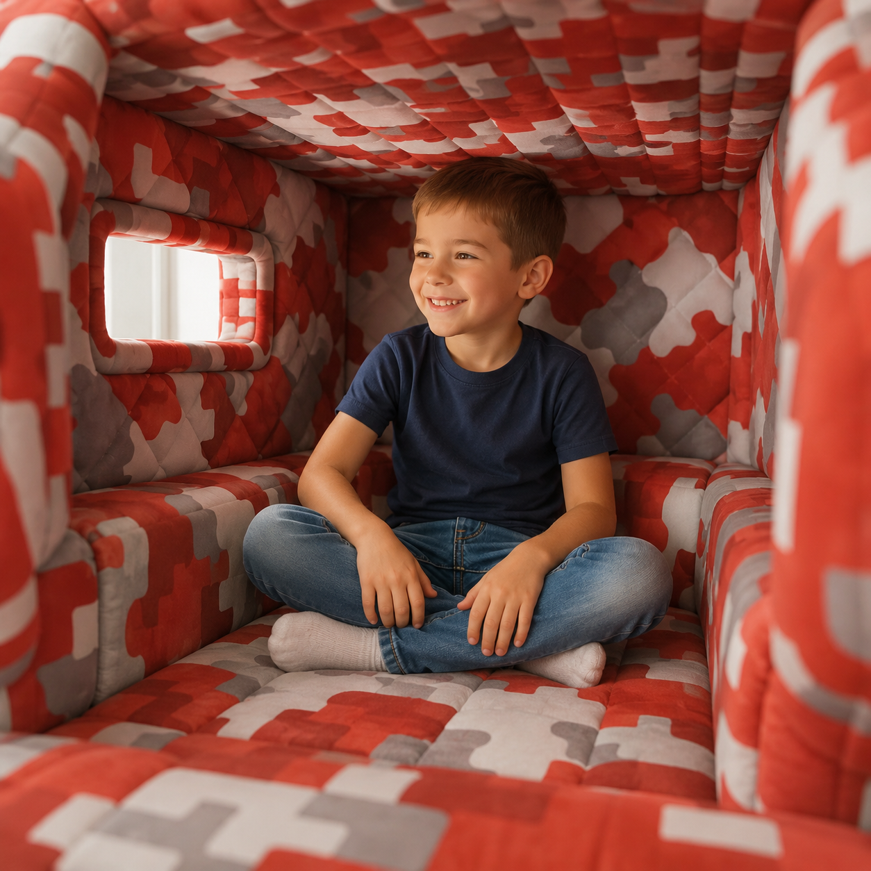 Giant Soft Tank Adventure Fort & Kids’ Lounge